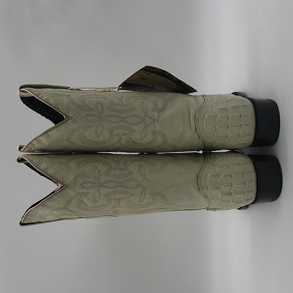 1823- SEÑOR DE LOS CIELOS Women's  Western Boots Caiman Leather Size 8 NWT - Picture 4 of 10